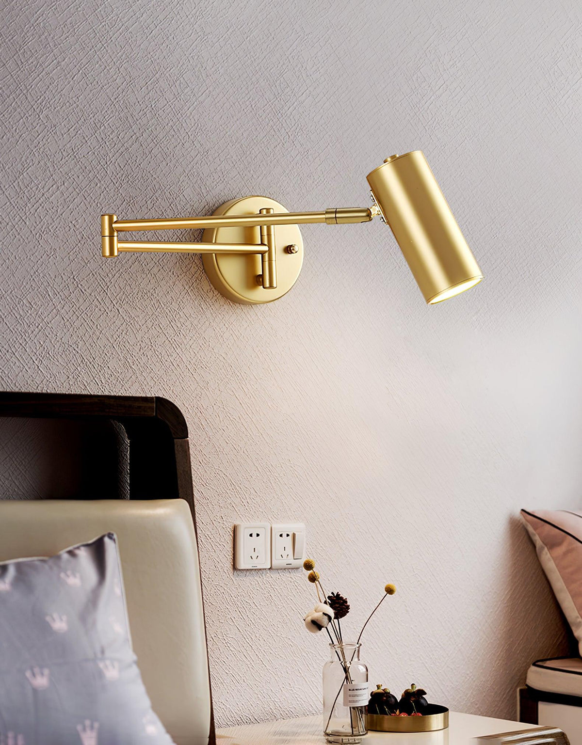 Axel Adjustable Swing Arm Wall Lamp – Stylish, Flexible Lighting for Any Space