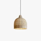 Muto Japanese Retro Basket Pendant Light Bamboo Guesthouse/Bedroom