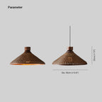 Silva Retro Design LED Pendant Light Rattan Living Room/Restaurant/Hotel