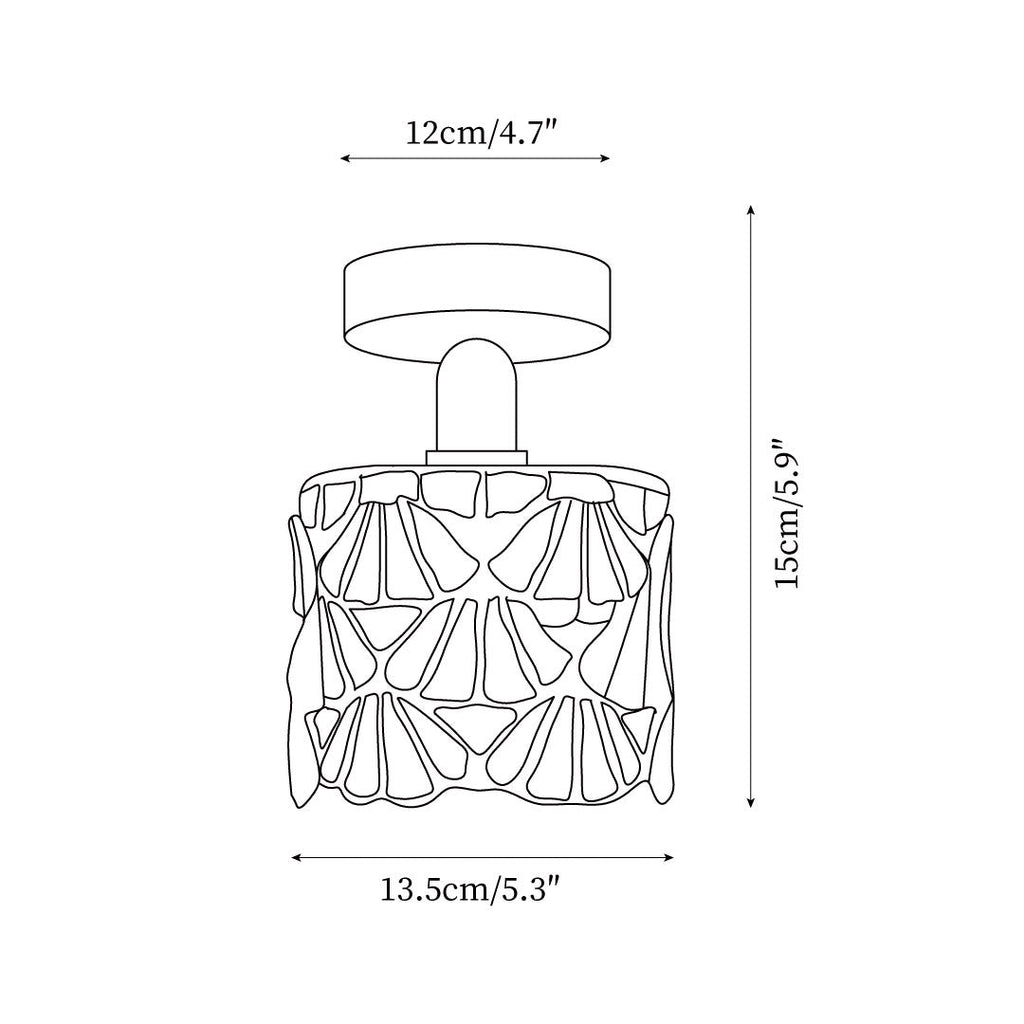 Bloom Ceiling Light Glass