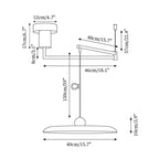 Flux Pendant Lights Morandi Adjustable Arm
