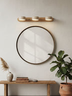 Travertine Duo LED Wall Light Natural Stone Dimmable Bedroom Living Room — 2 to 3 Lights