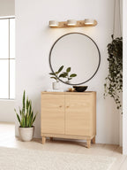Travertine Duo LED Wall Light Natural Stone Dimmable Bedroom Living Room — 2 to 3 Lights