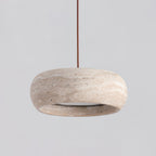 Ritta Donut-Shaped Pendant Lights Travertine