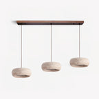 Ritta Donut-Shaped Pendant Lights Travertine