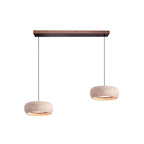 Ritta Donut-Shaped Pendant Lights Travertine