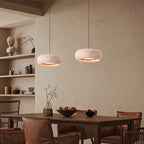 Ritta Donut-Shaped Pendant Lights Travertine