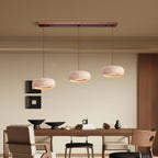Ritta Donut-Shaped Pendant Lights Travertine