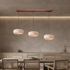 Ritta Donut-Shaped Pendant Lights Travertine