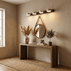 Travertine Duo LED Wall Light Natural Stone Dimmable Bedroom Living Room — 2 to 3 Lights