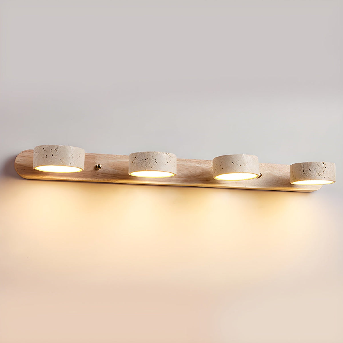 Tuelo Neutral Travertine Indoor Wall Light