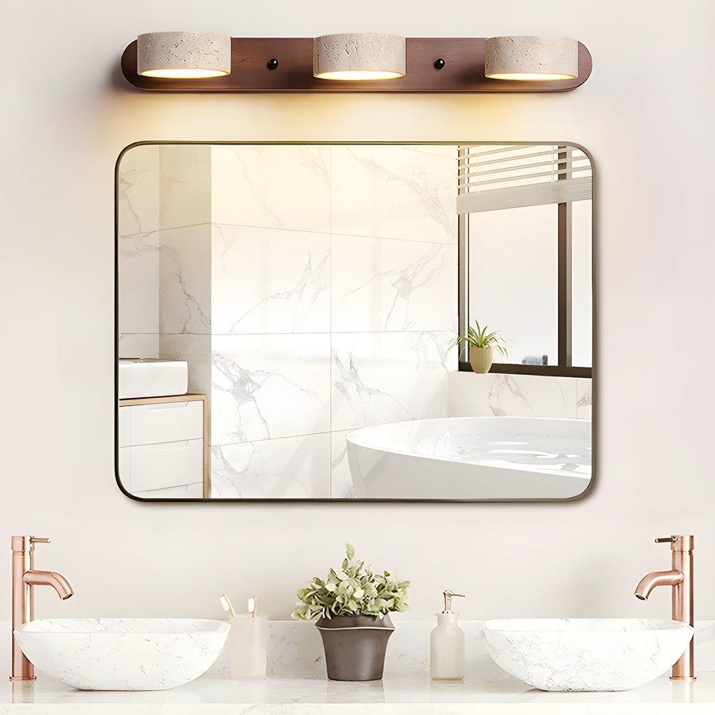 Tuelo Neutral Travertine Indoor Wall Light