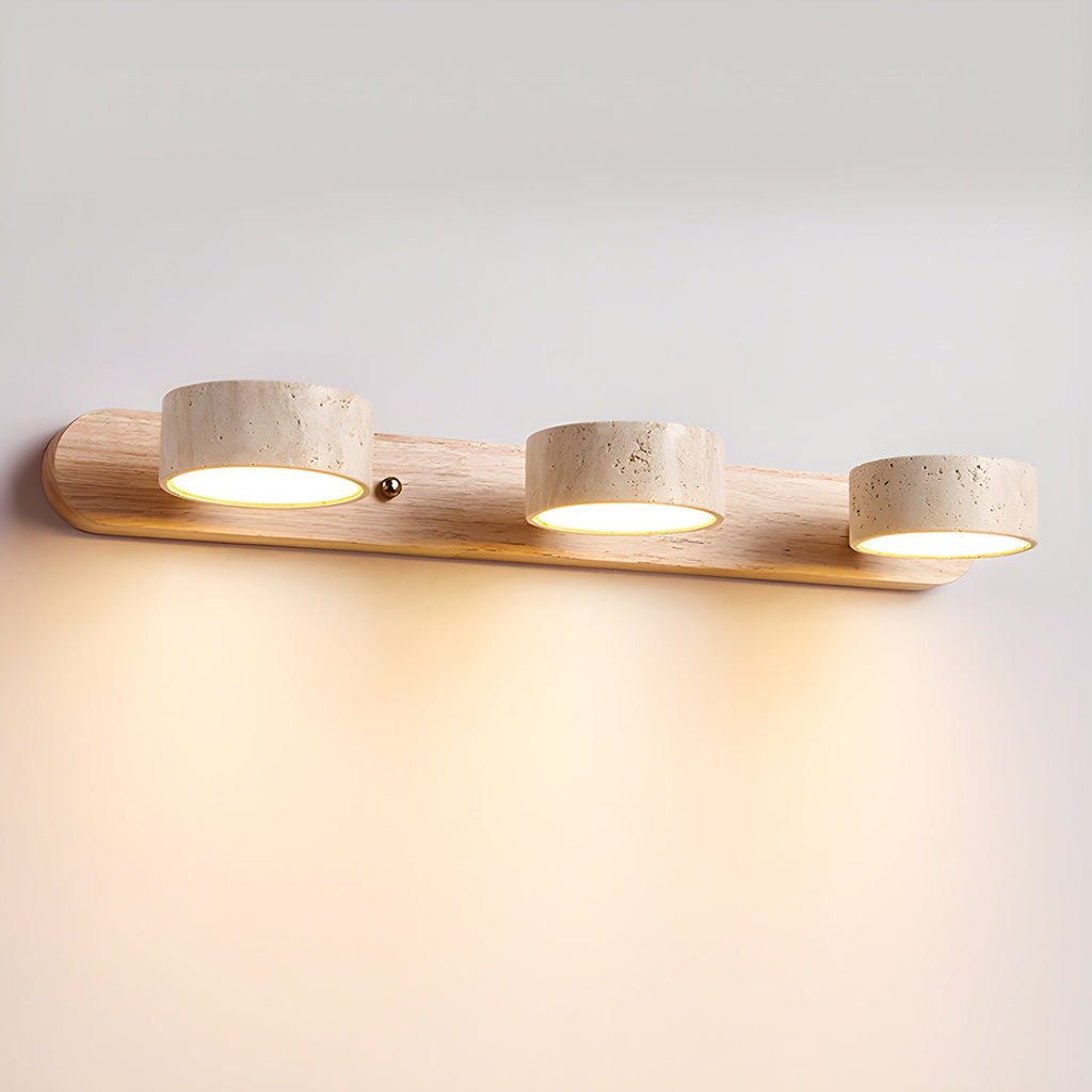 Tuelo Neutral Travertine Indoor Wall Light
