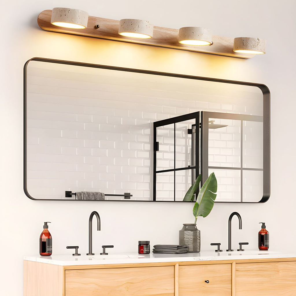 Tuelo Neutral Travertine Indoor Wall Light