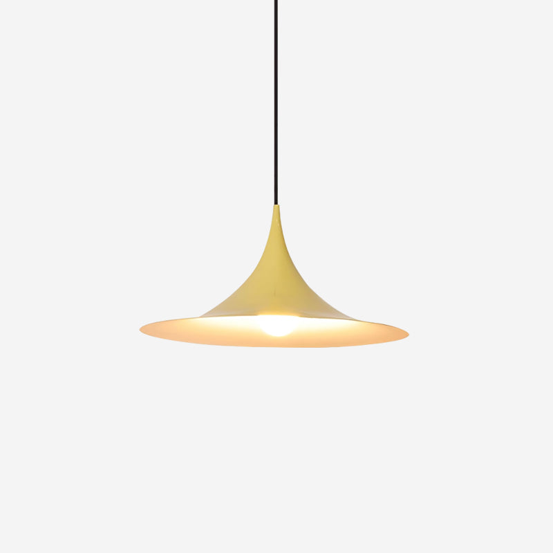 Pendant Lamp Slim Neck and Wide Flare Contemporary Dining