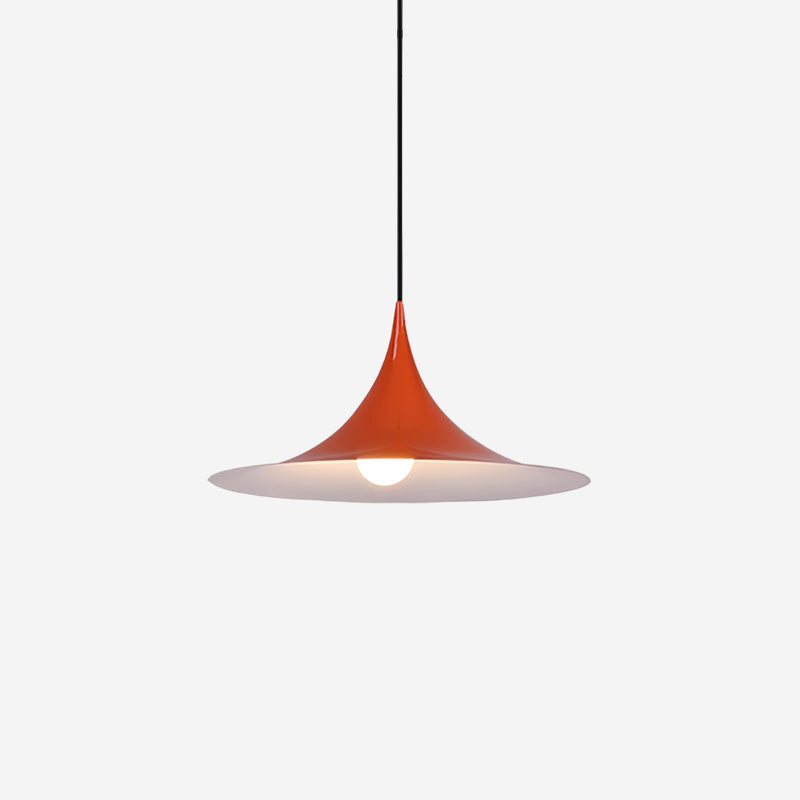 Pendant Lamp Slim Neck and Wide Flare Contemporary Dining