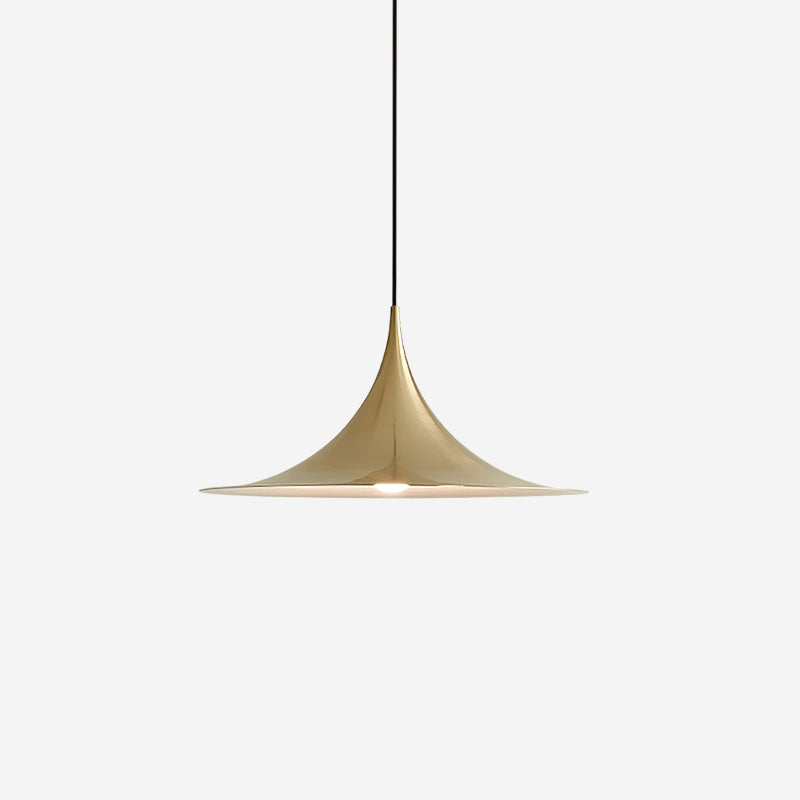 Pendant Lamp Slim Neck and Wide Flare Contemporary Dining