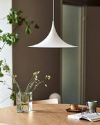 Pendant Lamp Slim Neck and Wide Flare Contemporary Dining