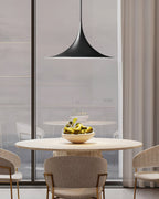 Pendant Lamp Slim Neck and Wide Flare Contemporary Dining