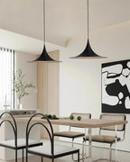 Pendant Lamp Slim Neck and Wide Flare Contemporary Dining