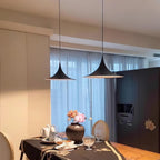 Pendant Lamp Slim Neck and Wide Flare Contemporary Dining