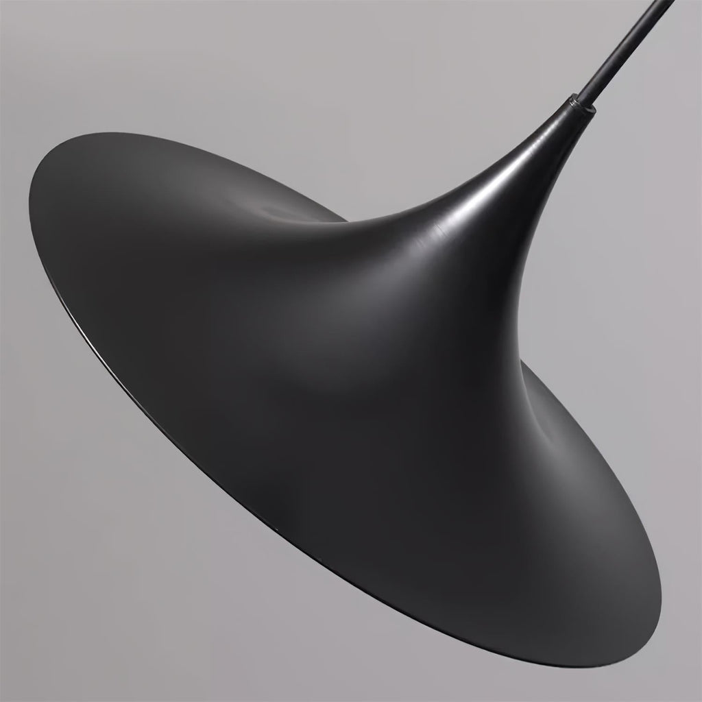Pendant Lamp Slim Neck and Wide Flare Contemporary Dining