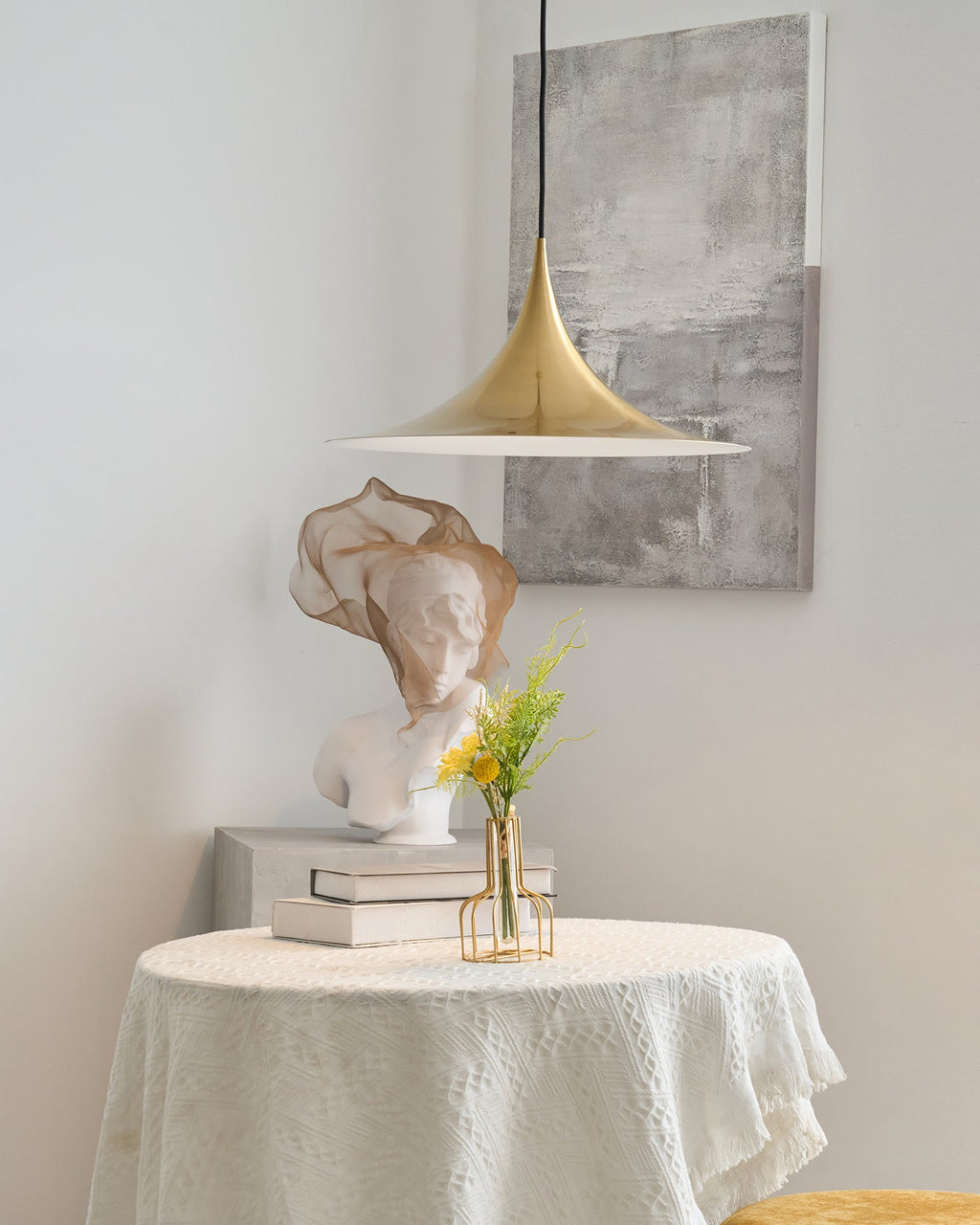 Pendant Lamp Slim Neck and Wide Flare Contemporary Dining