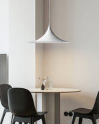 Pendant Lamp Slim Neck and Wide Flare Contemporary Dining