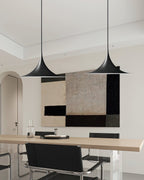 Pendant Lamp Slim Neck and Wide Flare Contemporary Dining