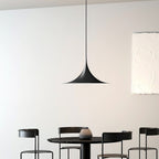 Pendant Lamp Slim Neck and Wide Flare Contemporary Dining