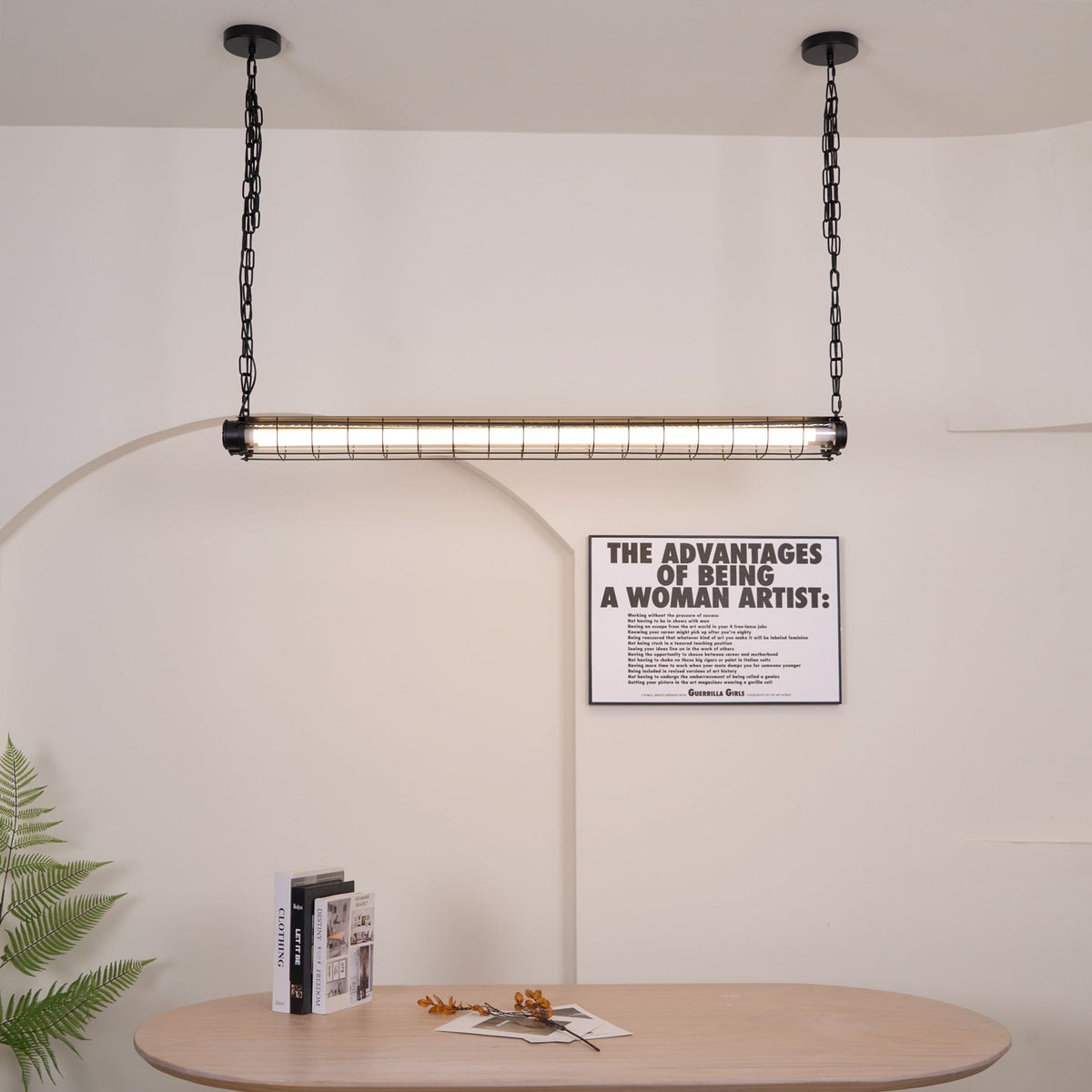 Arsorisra Industrial Linear Pendant Light