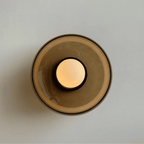 Lumière Royale French Glass Wall Sconce Elegant LED Bedroom Bar Cafe — Olive Green White