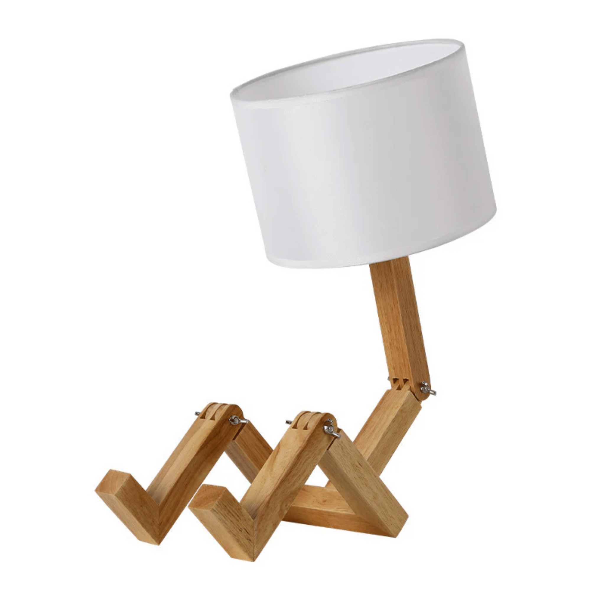 Mr. Glowbot Nordic Handcrafted LED Desk Lamp Whimsical Bedside Bedroom Office