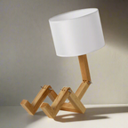 Mr. Glowbot Nordic handcrafted LED desk lamp whimsical bedside bedroom office