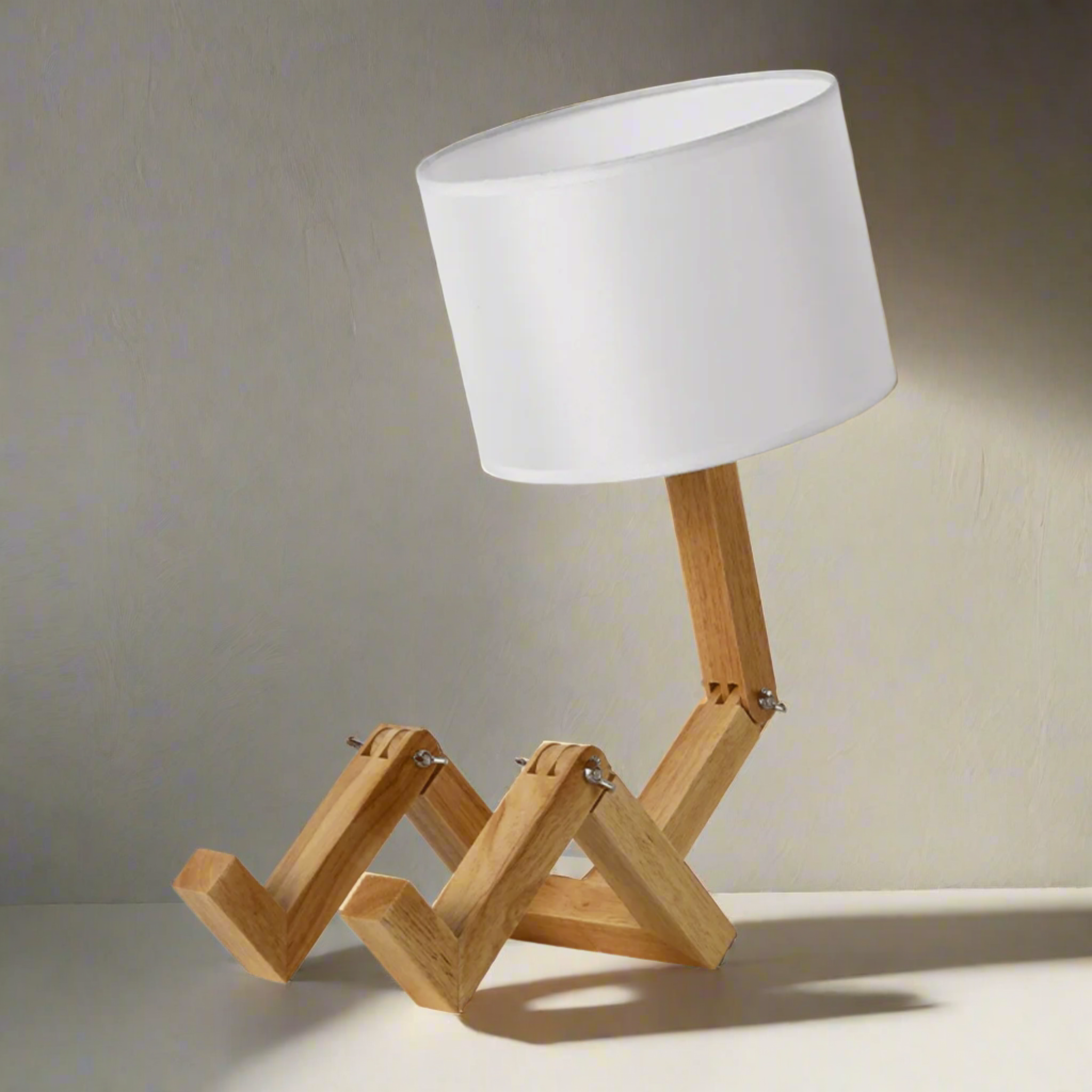 Mr. Glowbot Nordic handcrafted LED desk lamp whimsical bedside bedroom office