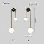 Elaro Elegant Brass Arc Wall Light – Modern Wall Sconce
