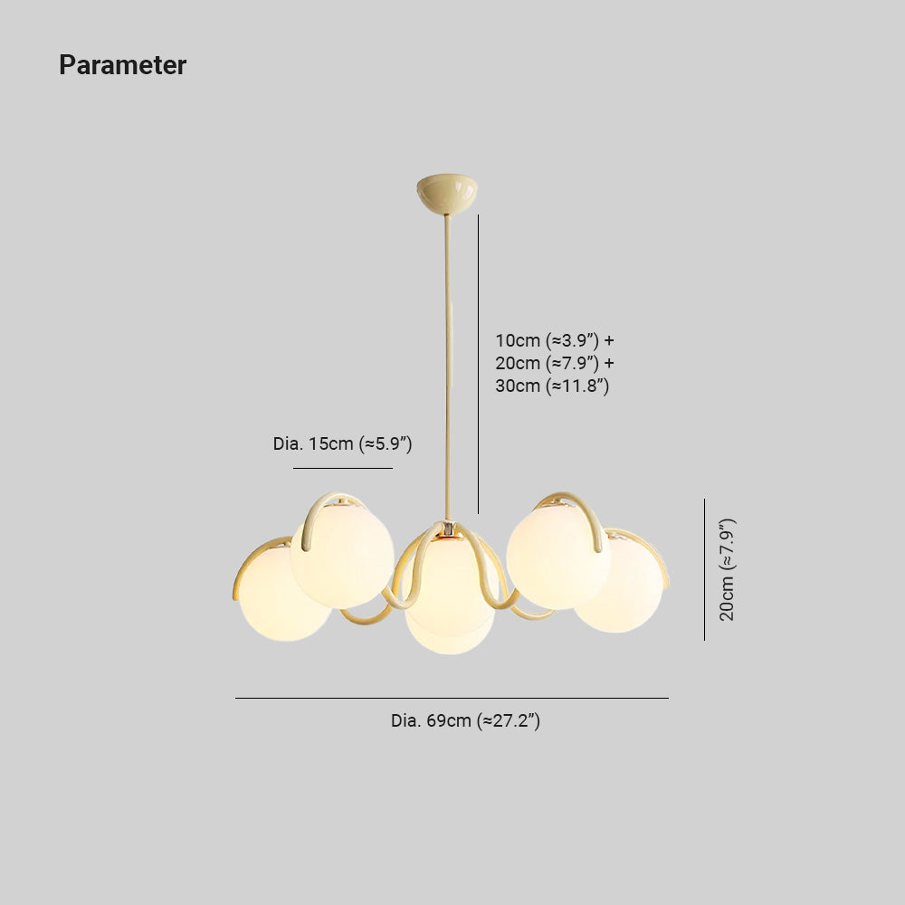Wryn Curve Linear Chandelier