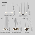 Selan Black Glass Pendant Lamp
