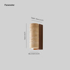 Nula Natural Travertine Wall Lamp – Timeless Stone Accent Lighting