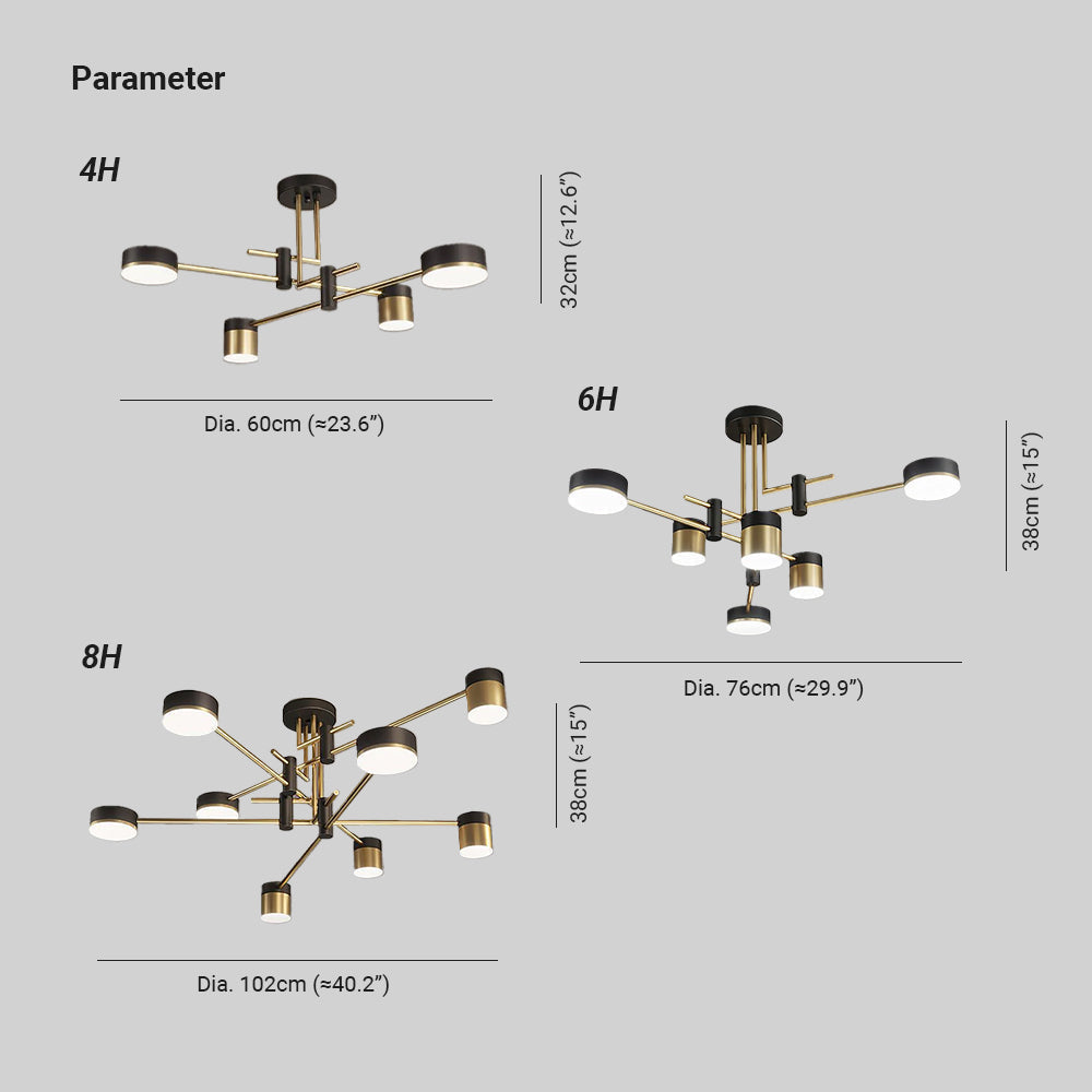 Lysse Spider Jewel Chandelier