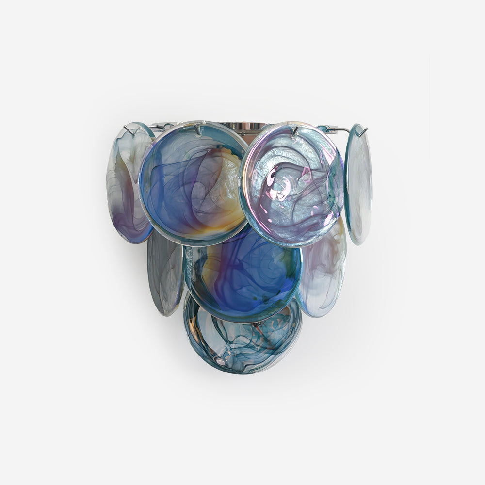 Ephira Multicolor Glass Wall Sconce – Stylish Ambient Lighting for Any Room