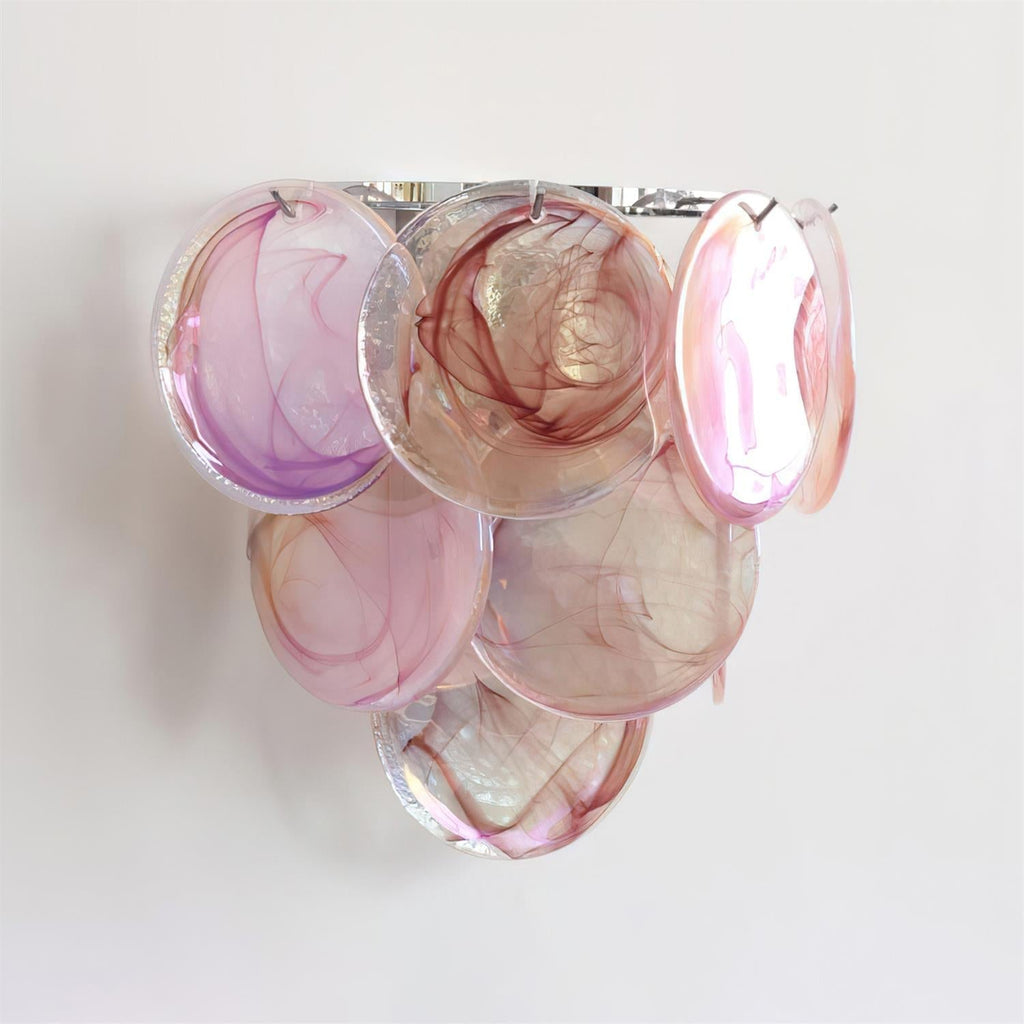 Ephira Multicolor Glass Wall Sconce – Stylish Ambient Lighting for Any Room