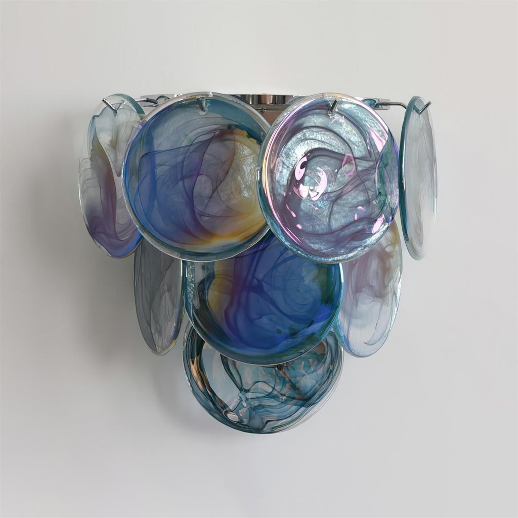 Ephira Multicolor Glass Wall Sconce – Stylish Ambient Lighting for Any Room
