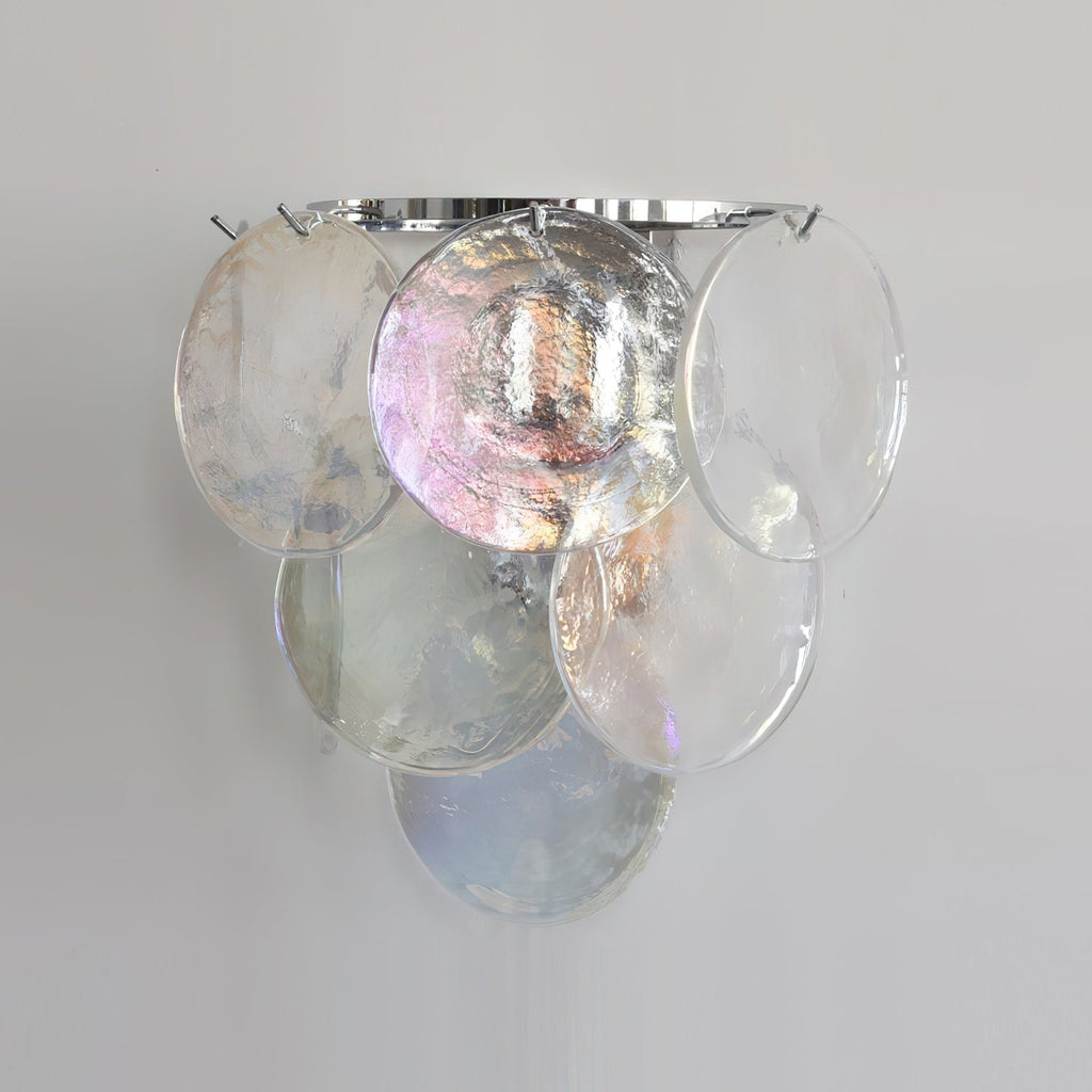 Ephira Multicolor Glass Wall Sconce – Stylish Ambient Lighting for Any Room