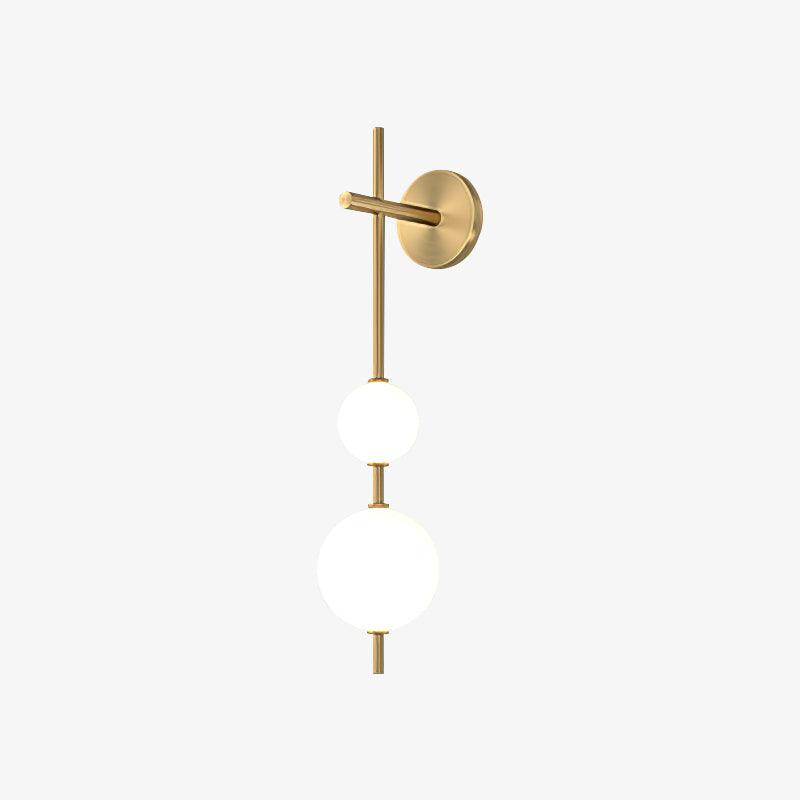 Cerin Vertical Globe Wall Lamp – Elegant Modern Lighting for Stylish Interiors