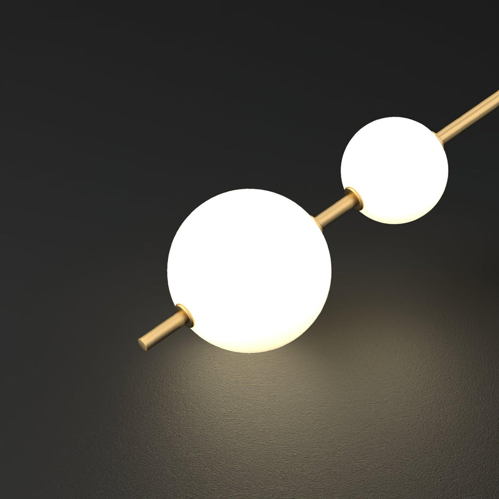 Cerin Vertical Globe Wall Lamp – Elegant Modern Lighting for Stylish Interiors