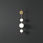 Cerin Vertical Globe Wall Lamp – Elegant Modern Lighting for Stylish Interiors