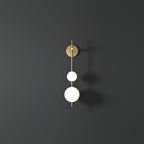 Cerin Vertical Globe Wall Lamp – Elegant Modern Lighting for Stylish Interiors