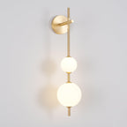 Cerin Vertical Globe Wall Lamp – Elegant Modern Lighting for Stylish Interiors