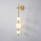 Cerin Vertical Globe Wall Lamp – Elegant Modern Lighting for Stylish Interiors